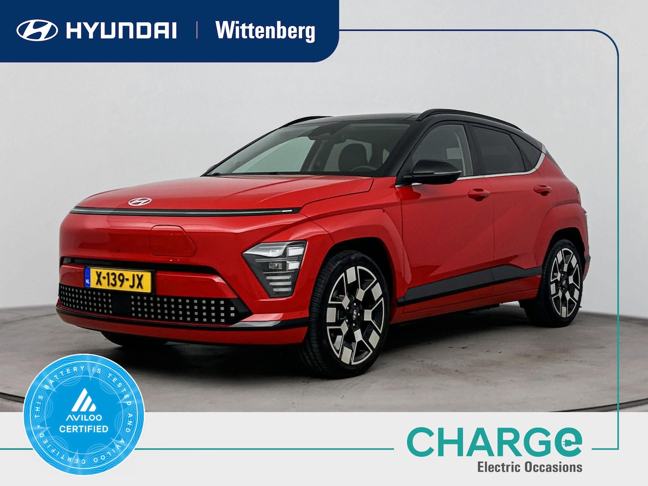 Hyundai Kona Electric - Premium Sky 65.4 kWh | Schuifdak | Leer | Trekhaak | Memory | 360 Camera | Stoelventilatie - AutoWereld.nl
