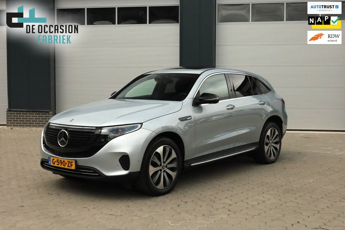 Mercedes-Benz EQC - 400 4MATIC Premium Plus 1886 Schuifdak Burmester Memory - AutoWereld.nl