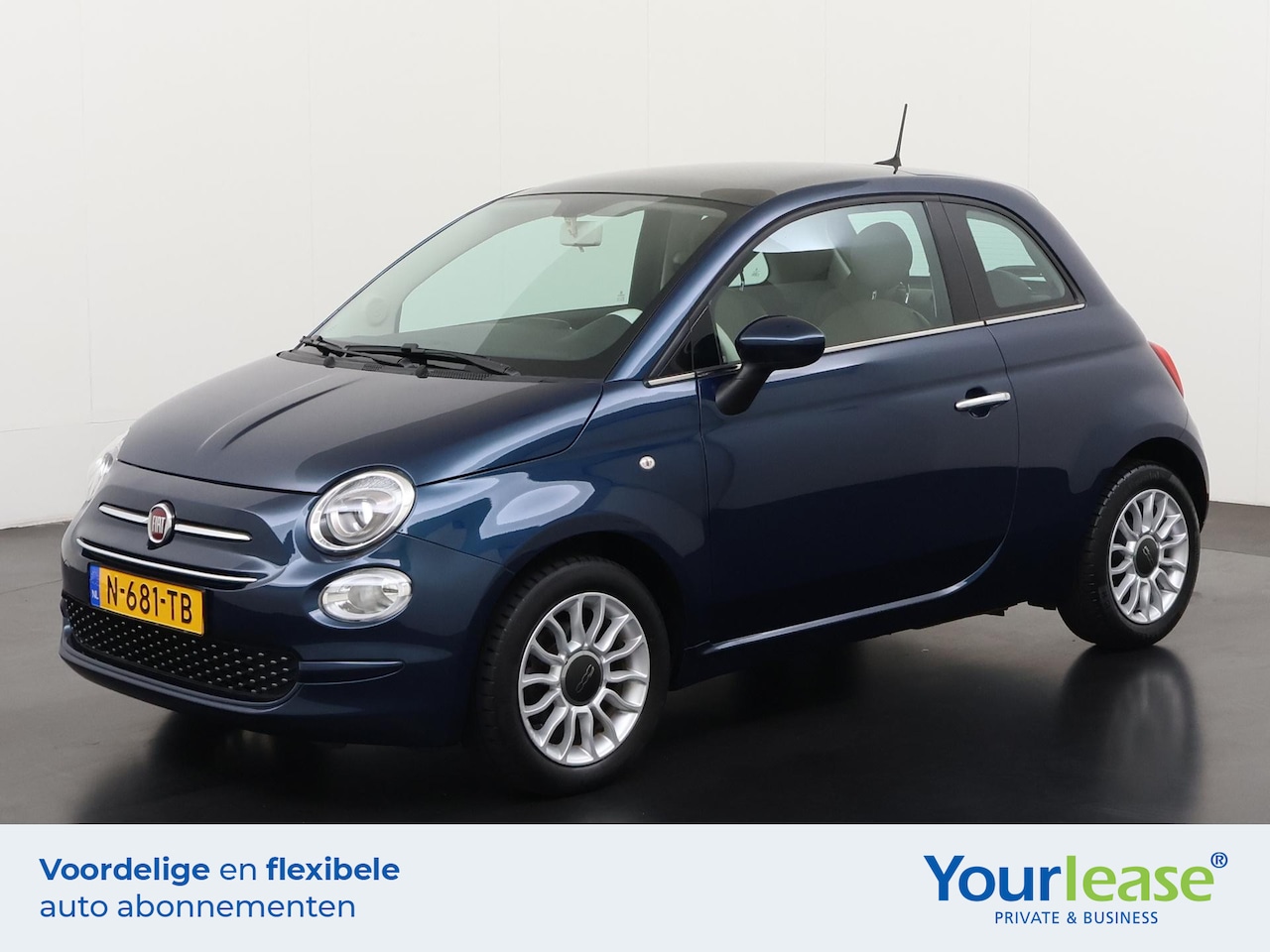 Fiat 500 - 1.2 Lounge | All-in 268,- Private Lease | Direct uit voorraad - AutoWereld.nl