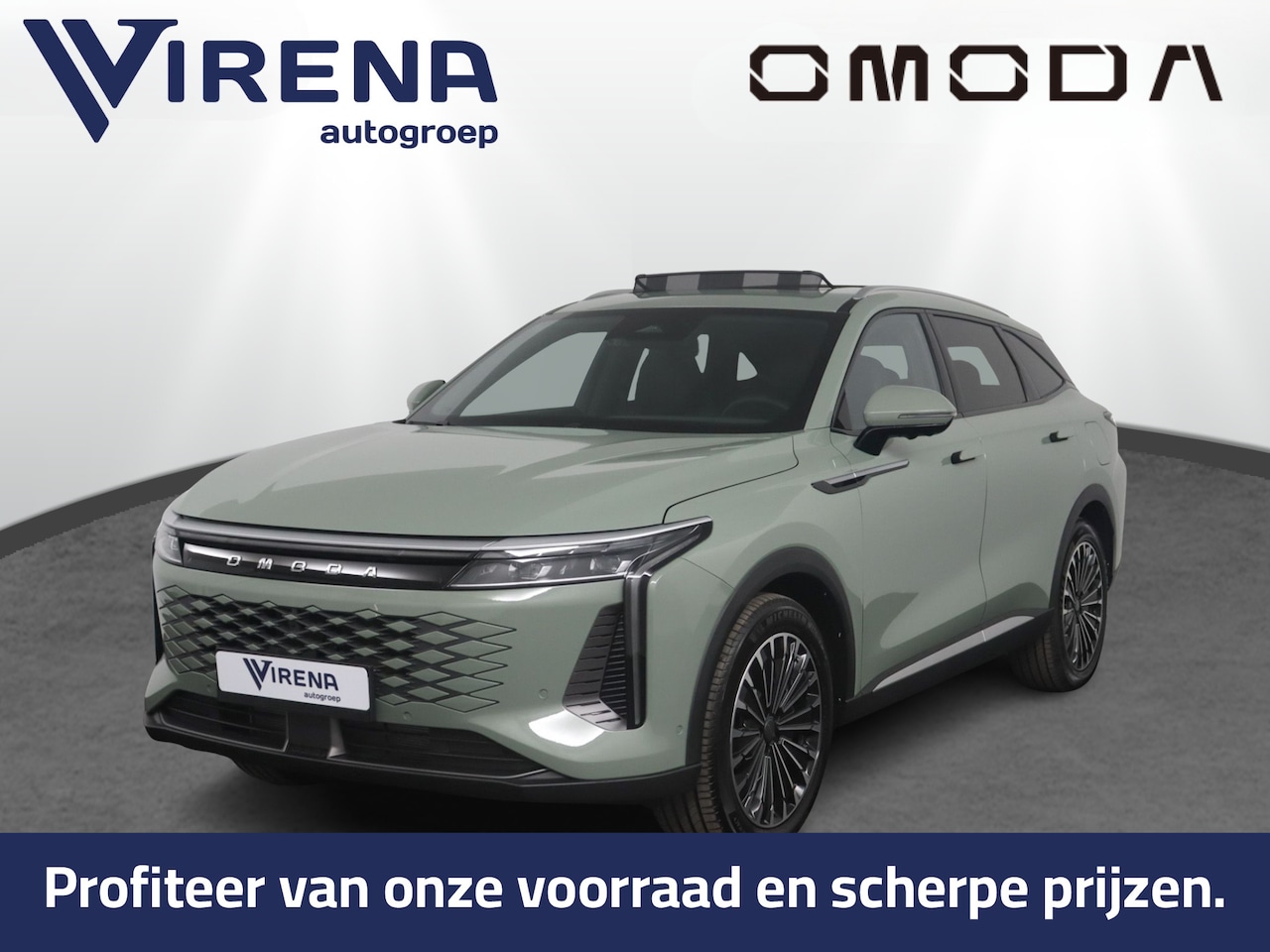 Omoda 9 - 1.5T-GDi SHS-P Premium - Panoramadak - 140km actieradius plug in hybride - Parkeerhulp vo - AutoWereld.nl