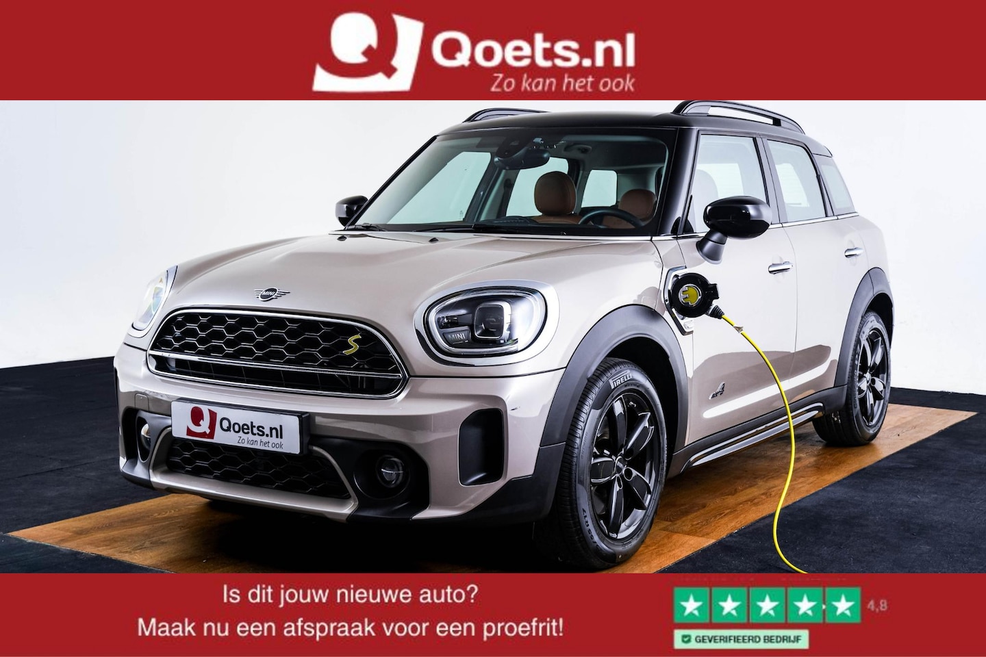 MINI Countryman - Cooper S E ALL4 Active Cruise Control - Elektrisch verstelbare/verwarmbare stoelen - Comfo - AutoWereld.nl