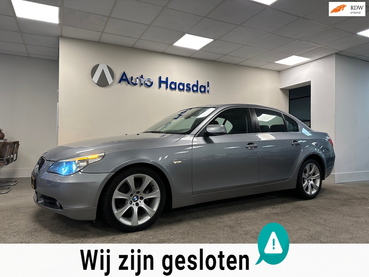 BMW 5-serie - 525i Executive|AUTOMAAT|PDC|XENON|SCHUIFDAK|LEDER - AutoWereld.nl
