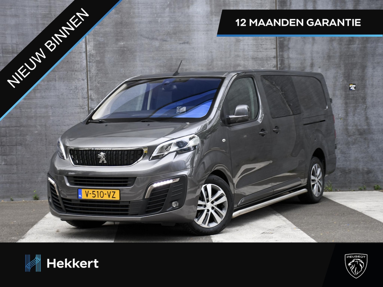 Peugeot Expert - DC Premium Pack 2.0 BlueHDI 180pk Automaat DODE HOEK | STOELVERW. | CAMERA | 17''LM | HEAD - AutoWereld.nl