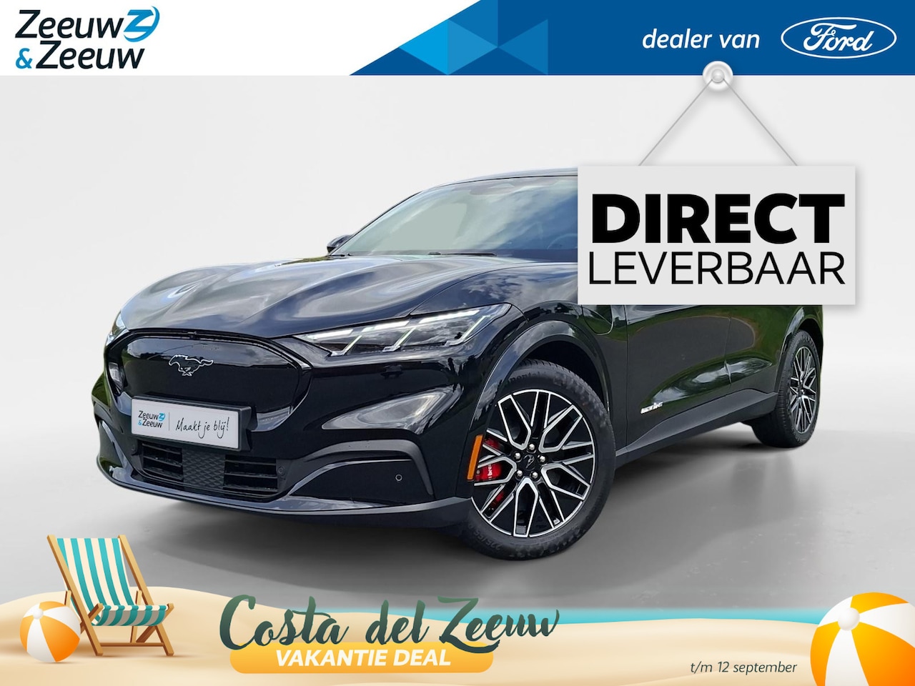 Ford Mustang Mach-E - Extended Premium RWD 91 kWh | Technologypack | 360Camera | Adaptive Cruisecontrol | El. Ac - AutoWereld.nl