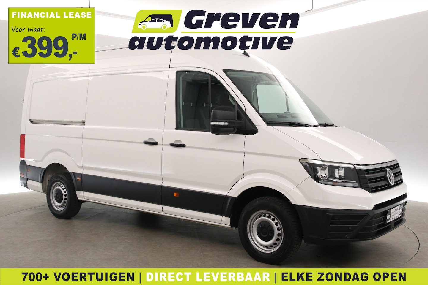 Volkswagen Crafter - 2.0 TDI L3H3 | Automaat | Airco | Camera | 3 Zits | Cruise | Carplay | Trekhaak | Parkeers - AutoWereld.nl