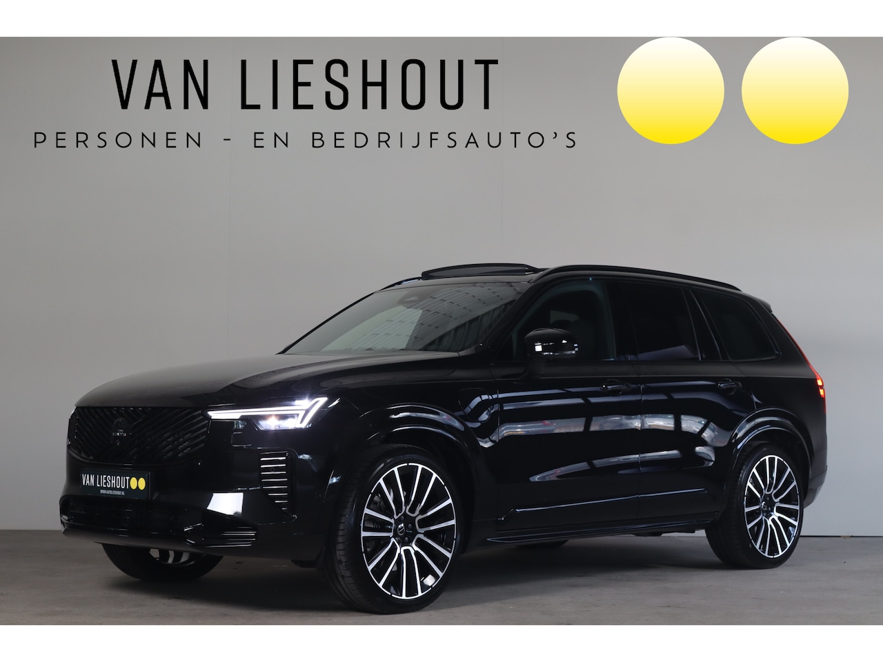 Volvo XC90 - 2.0 T8 PHEV AWD Ultra Black Edition Bow&Wilk I Luchtvering I Elek.Trek. I HUD - AutoWereld.nl