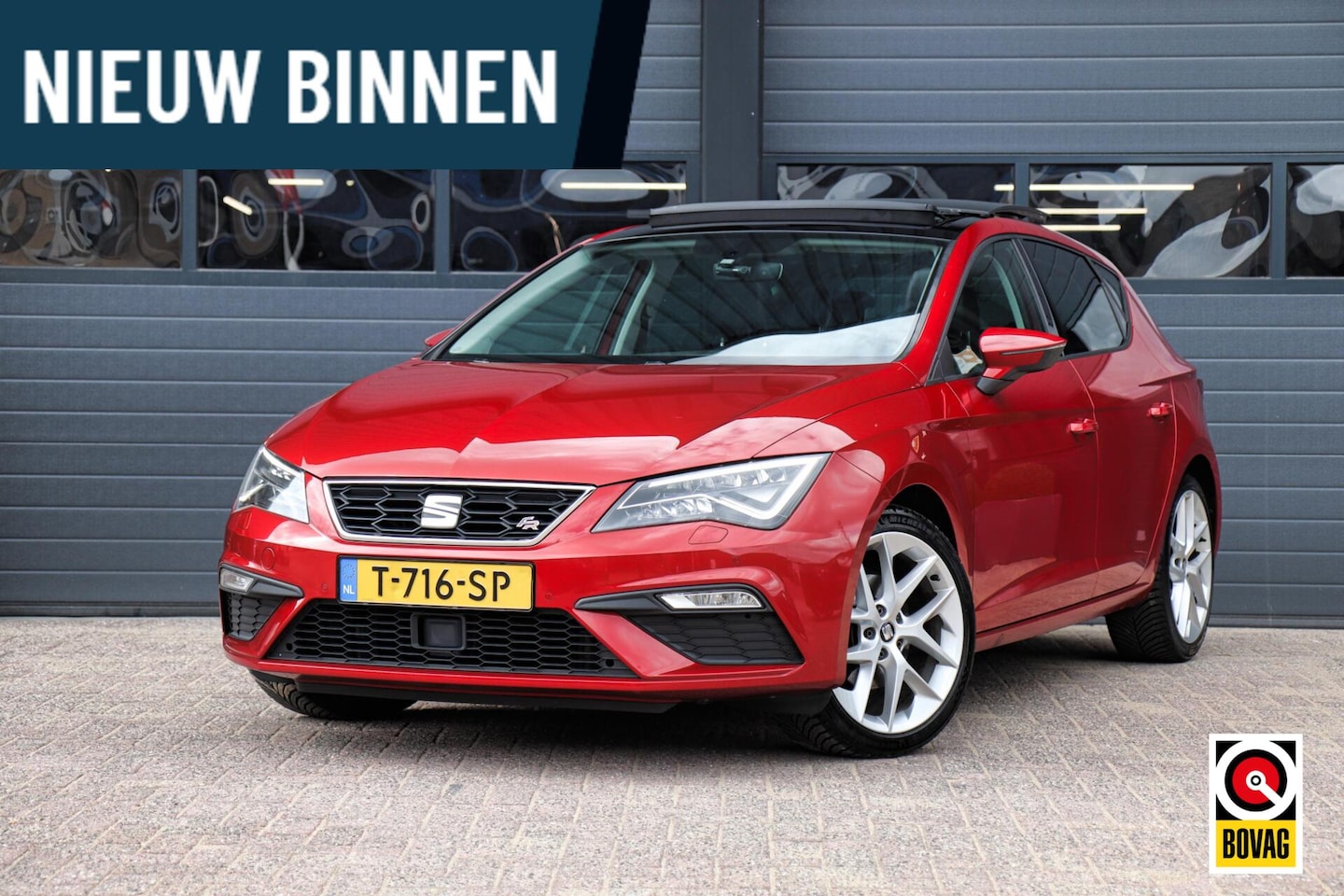 SEAT Leon - 1.4 EcoTSI FR |LED|PANO-DAK|CARPLAY|CRUISE|STOELVERW.|PDC V+A|GOED ONDERHOUDEN! - AutoWereld.nl