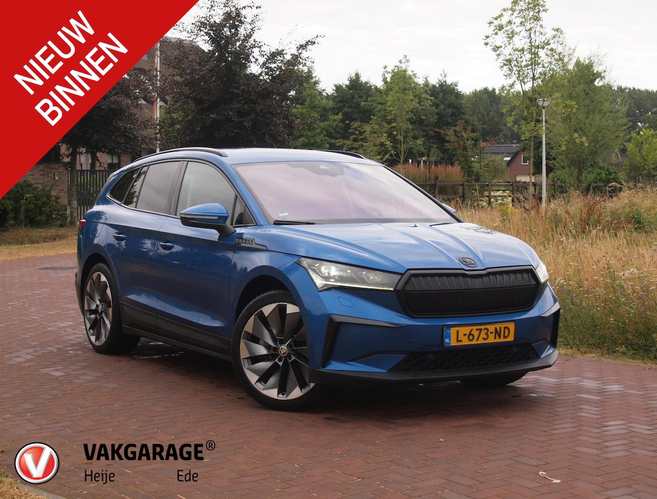 Skoda Enyaq iV - 80 First Edition | Camera | Trekhaak | Leer | Warmtepomp | Sfeerverlichting | Apple Carpla - AutoWereld.nl