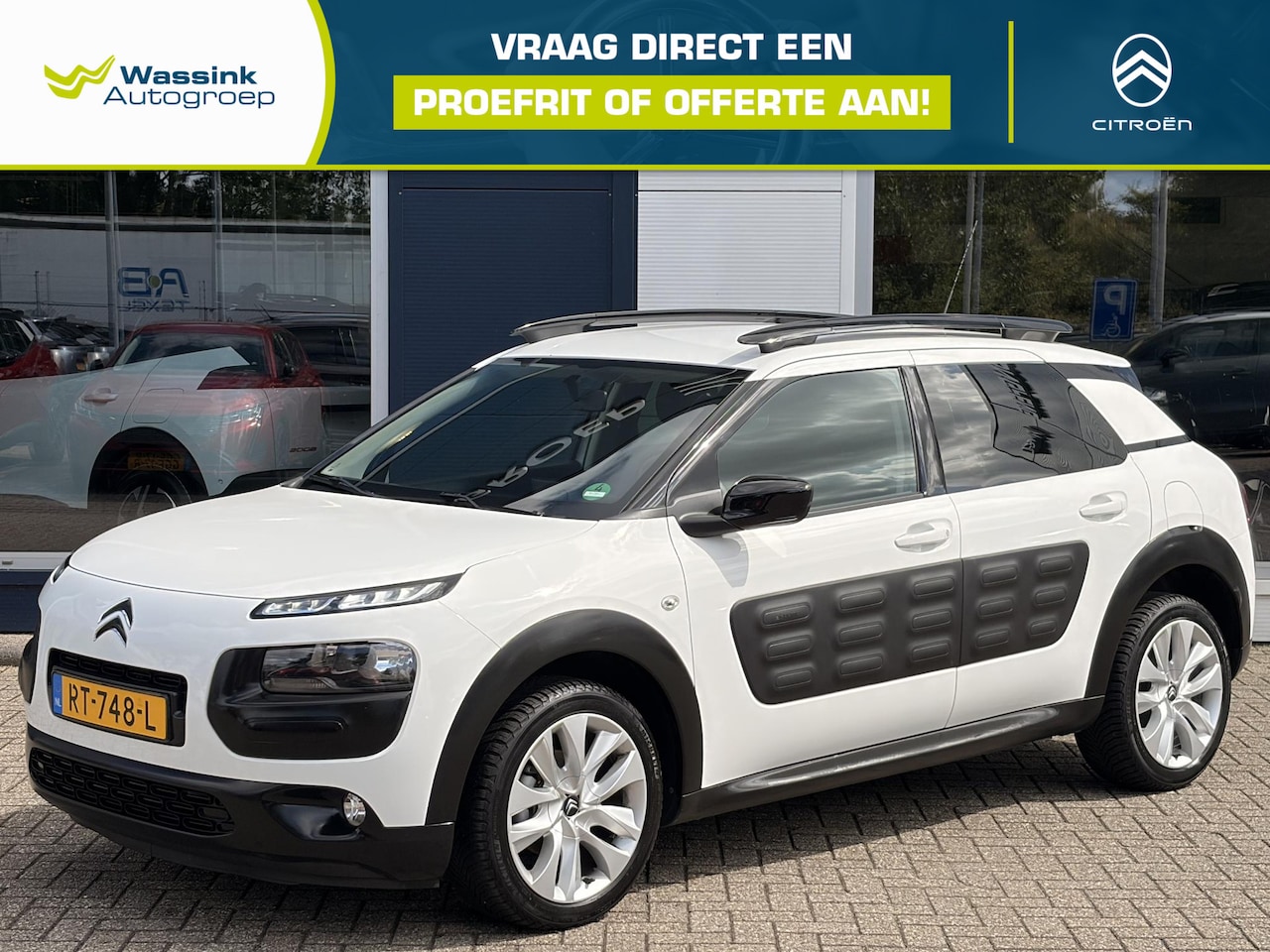 Citroën C4 Cactus - 1.2 PureTech Feel | Cruise Control | Parkeersensoren | Bluetooth | LED Verlichting | Elekt - AutoWereld.nl