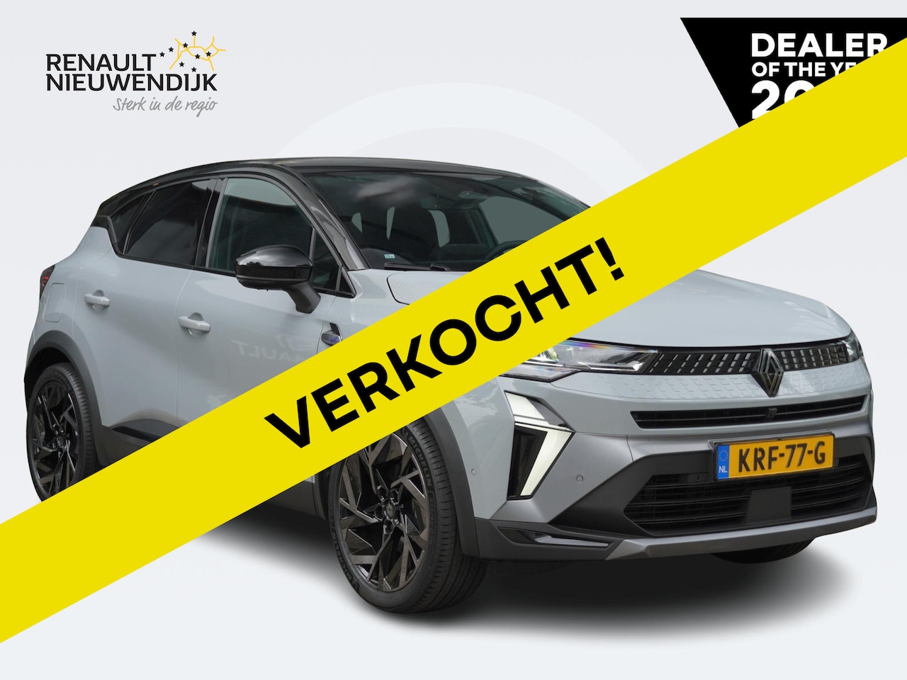 Renault Captur - 1.8 E-Tech full hybrid 160 esprit Alpine AUTOMAAT / NAVI / CAMERA 360 / PDC 360 / RESERVEW - AutoWereld.nl
