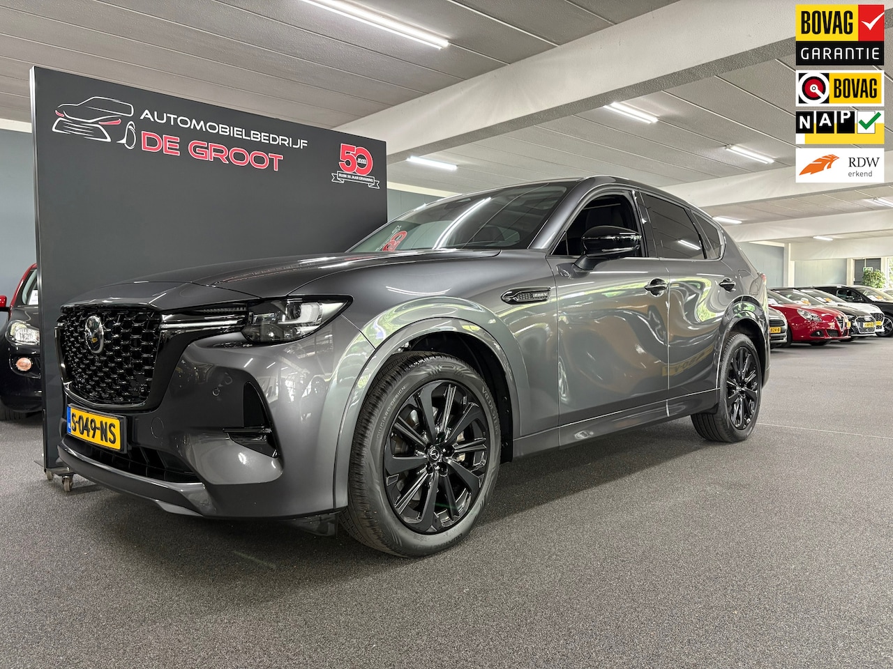 Mazda CX-60 - 2.5 e-SkyActiv PHEV Homura/ NL auto/ Trekhaak/ Pano/ BTW auto - AutoWereld.nl