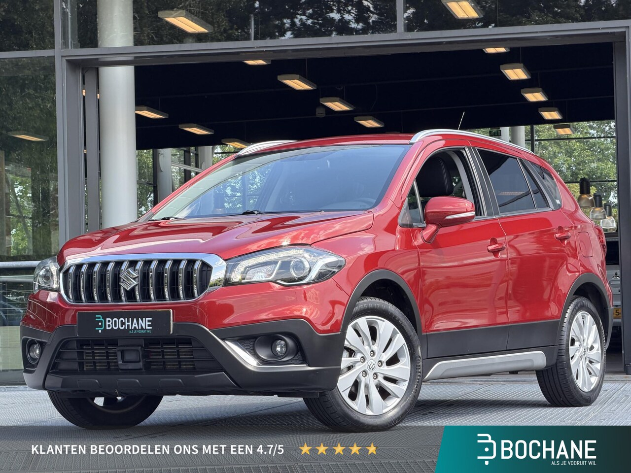 Suzuki S-Cross - 1.4 Boosterjet Select Smart Hybrid | Achteruitrijcamera | Carplay | Trekhaak | Adaptieve C - AutoWereld.nl