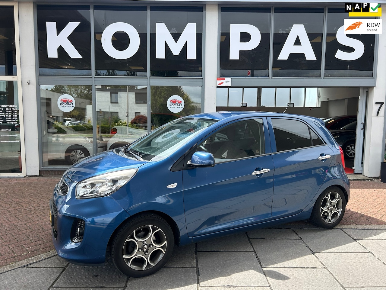 Kia Picanto - 1.0 CVVT First Edition |NAP|AIRCO|Bluetooth|CruiseControl|Multi.Stuurwiel|Usb|AUX|El.Ramen - AutoWereld.nl
