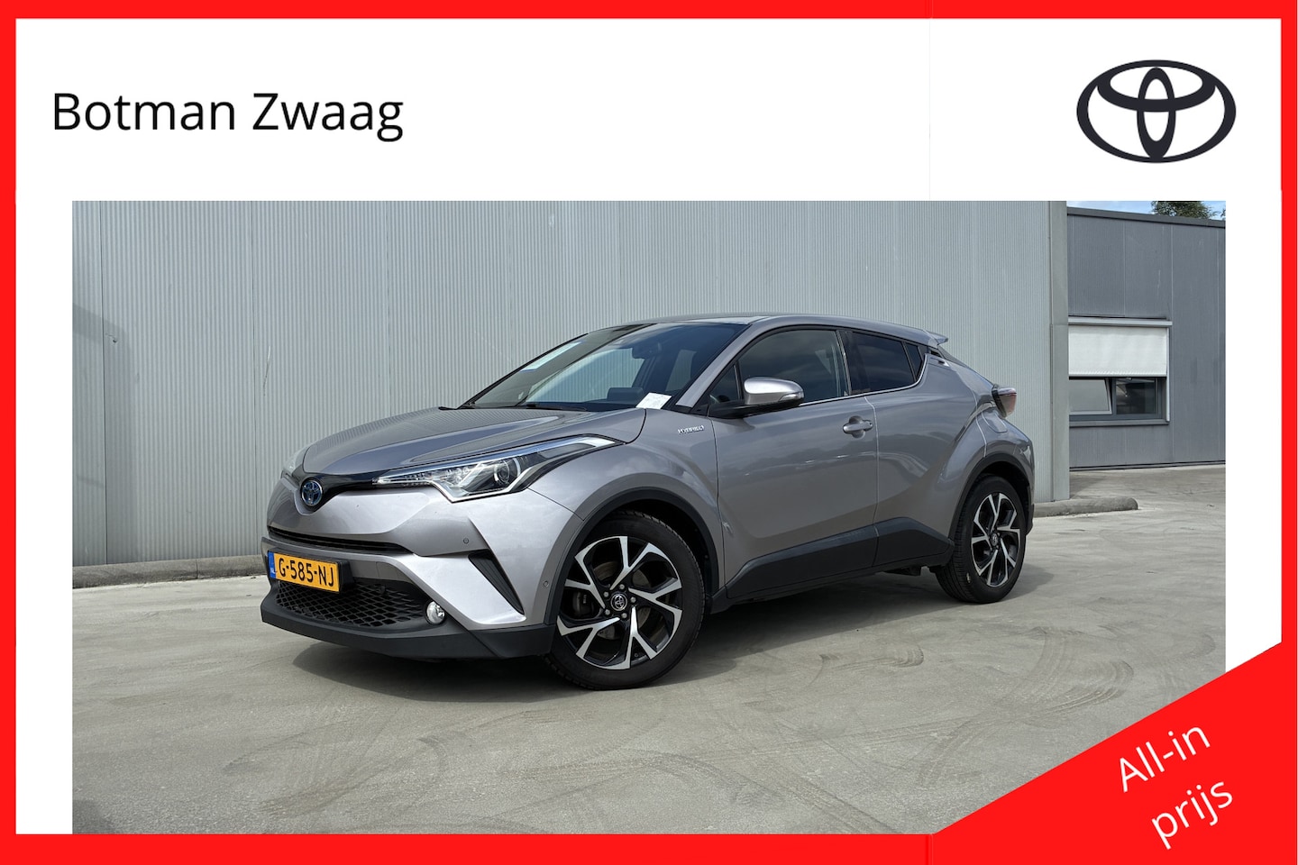 Toyota C-HR - 1.8 Hybrid Style | Dodehoek detector - AutoWereld.nl