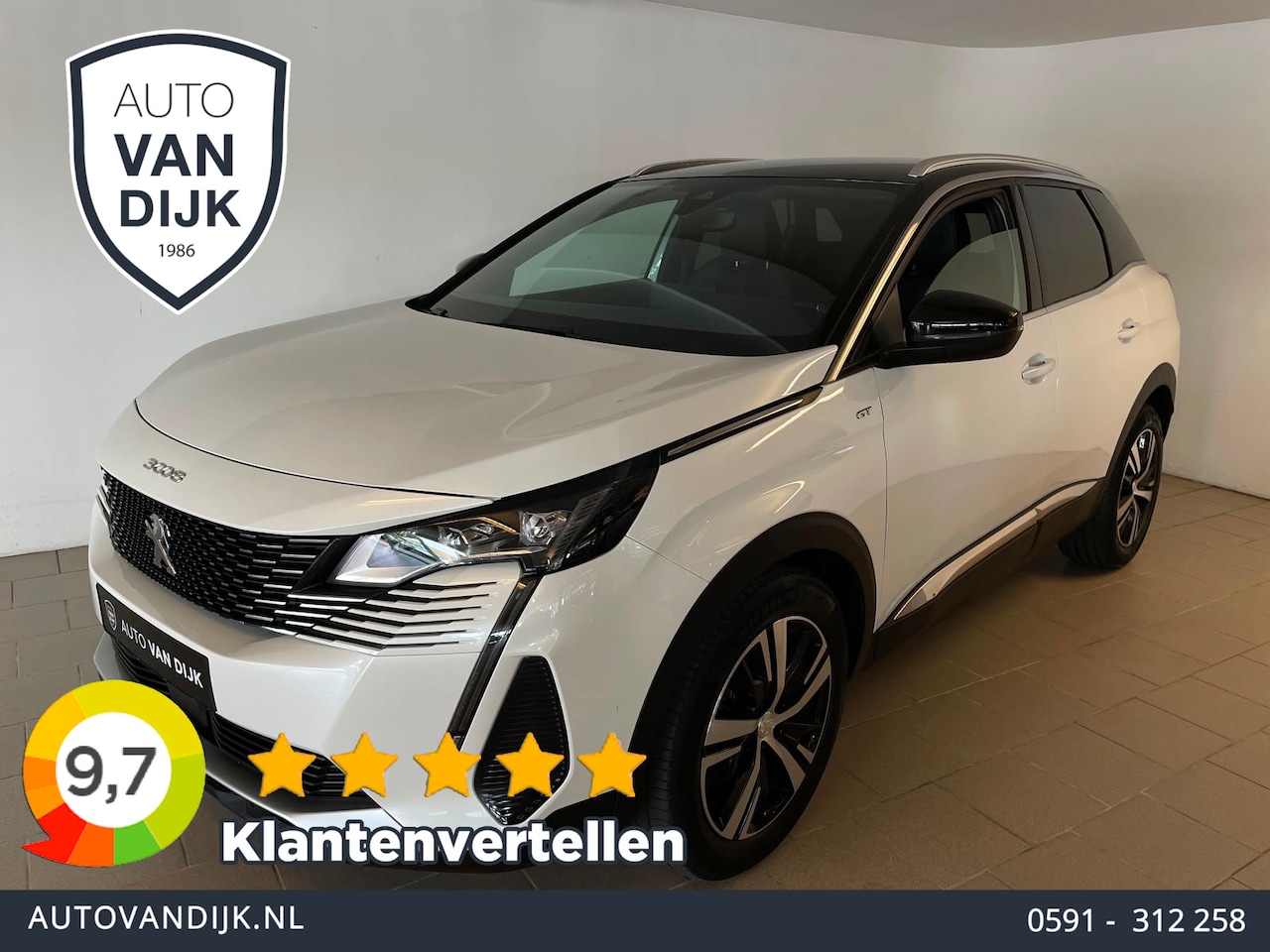 Peugeot 3008 - 1.2 PureTech GT AUTOMAAT AIRCO CLIMA NAVI CRUISE APPLE CARPLAY ALCANTARA ZEER NETTE AUTO - AutoWereld.nl