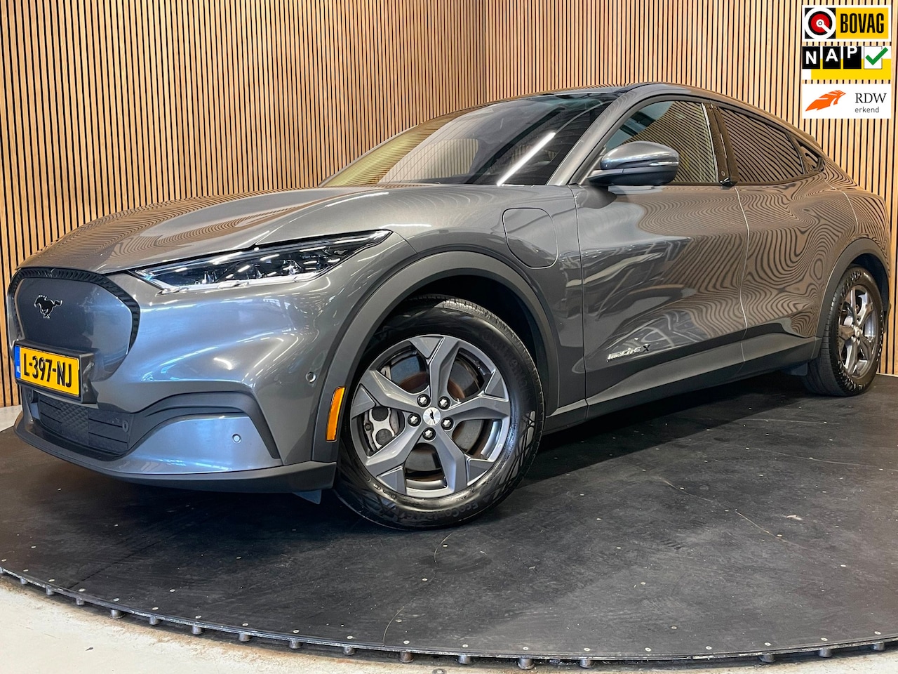 Ford Mustang Mach-E - Extended RWD 98 kWh|93% SOH|PANO|MEMORY|LEDER|B&O|ACC|360+V+A-CAMERA|CARPLAY|STOEL+STUURVE - AutoWereld.nl
