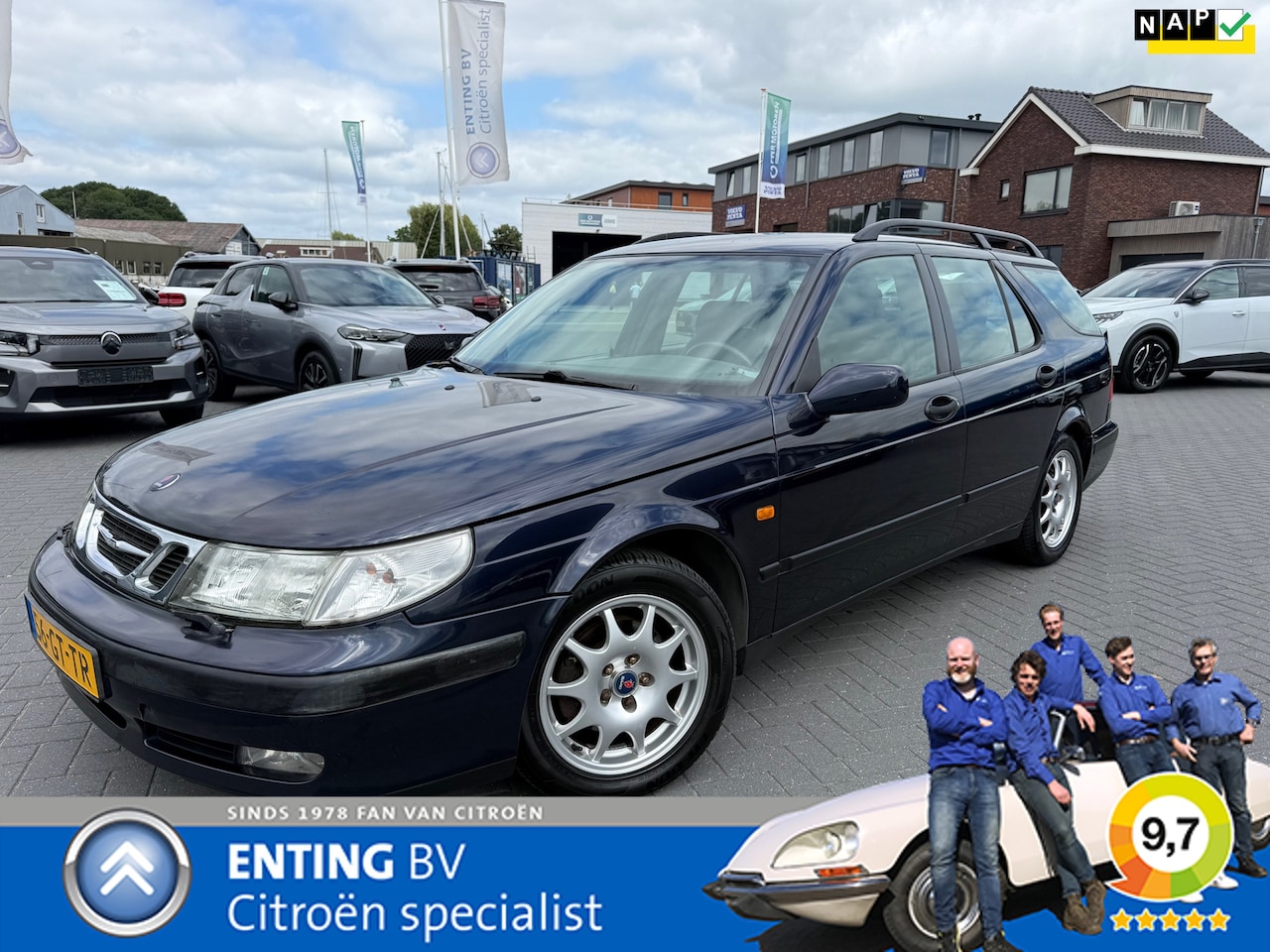 Saab 9-5 Estate - 2.0t Linear IDEAAL VOOR VAKANTIE OF GARBAGERUN APK 3-3-2027 - AutoWereld.nl