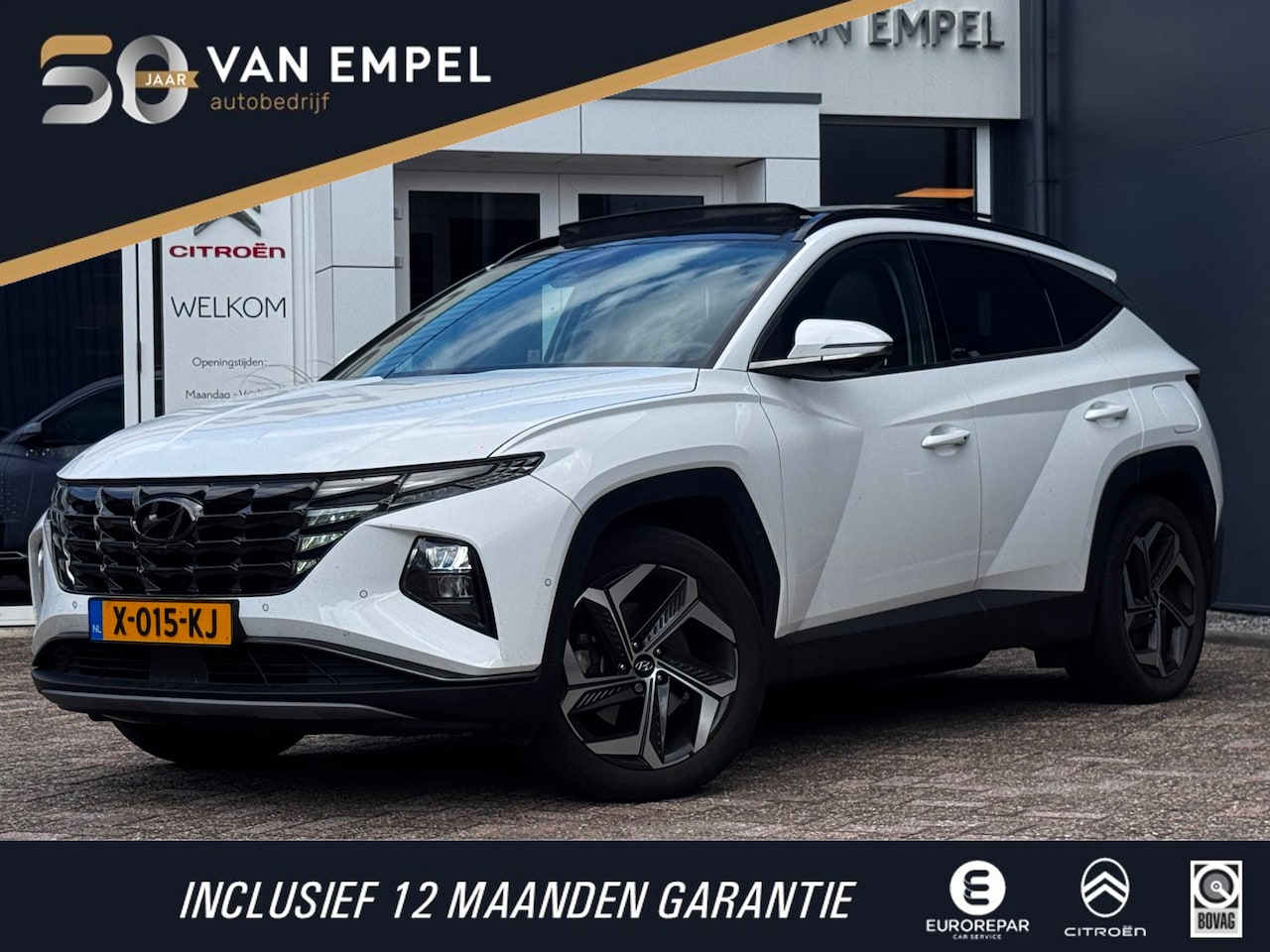 Hyundai Tucson - 1.6 T-GDI PHEV Premium Sky 4WD | 97% SOH | Trekhaak | Pano | Leder + Memory | 360 Camera | - AutoWereld.nl
