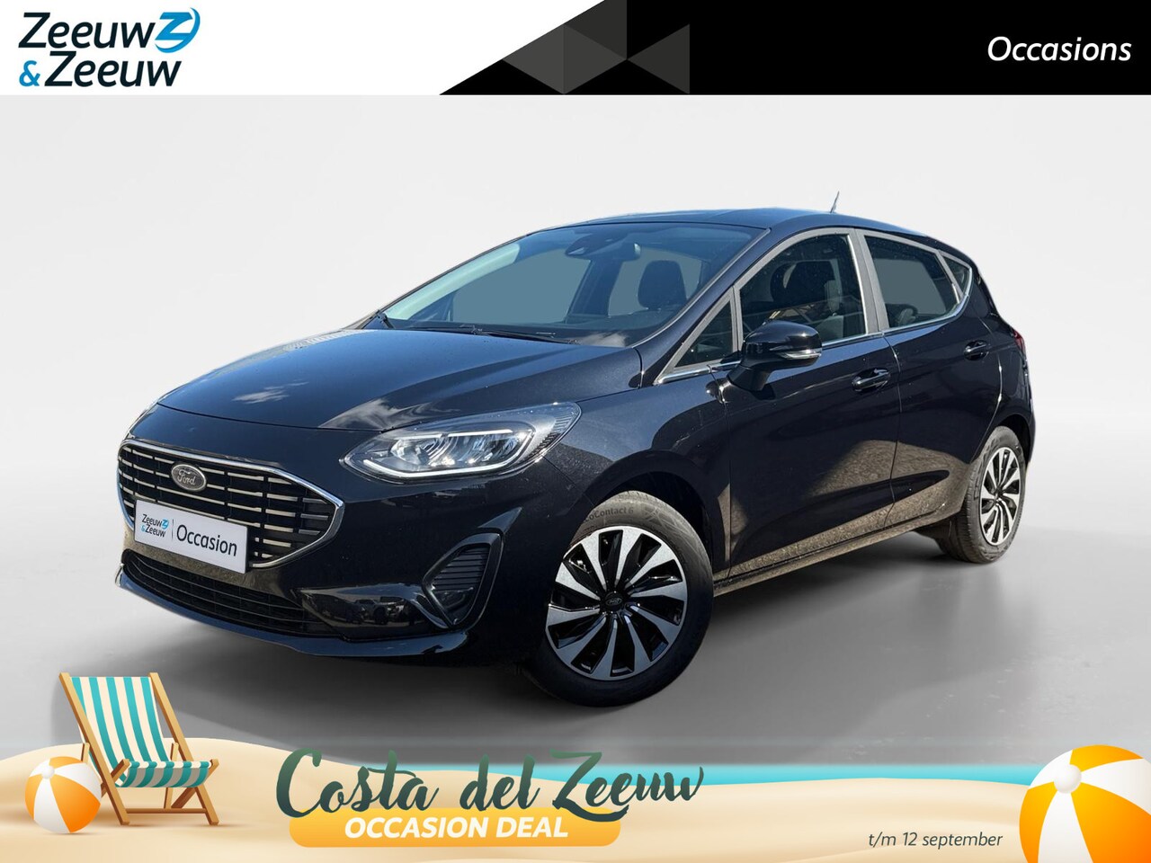 Ford Fiesta - 1.0 EcoBoost Hybrid Titanium | Winter Pakket | Apple Carplay & Android Auto | Parkeersenso - AutoWereld.nl
