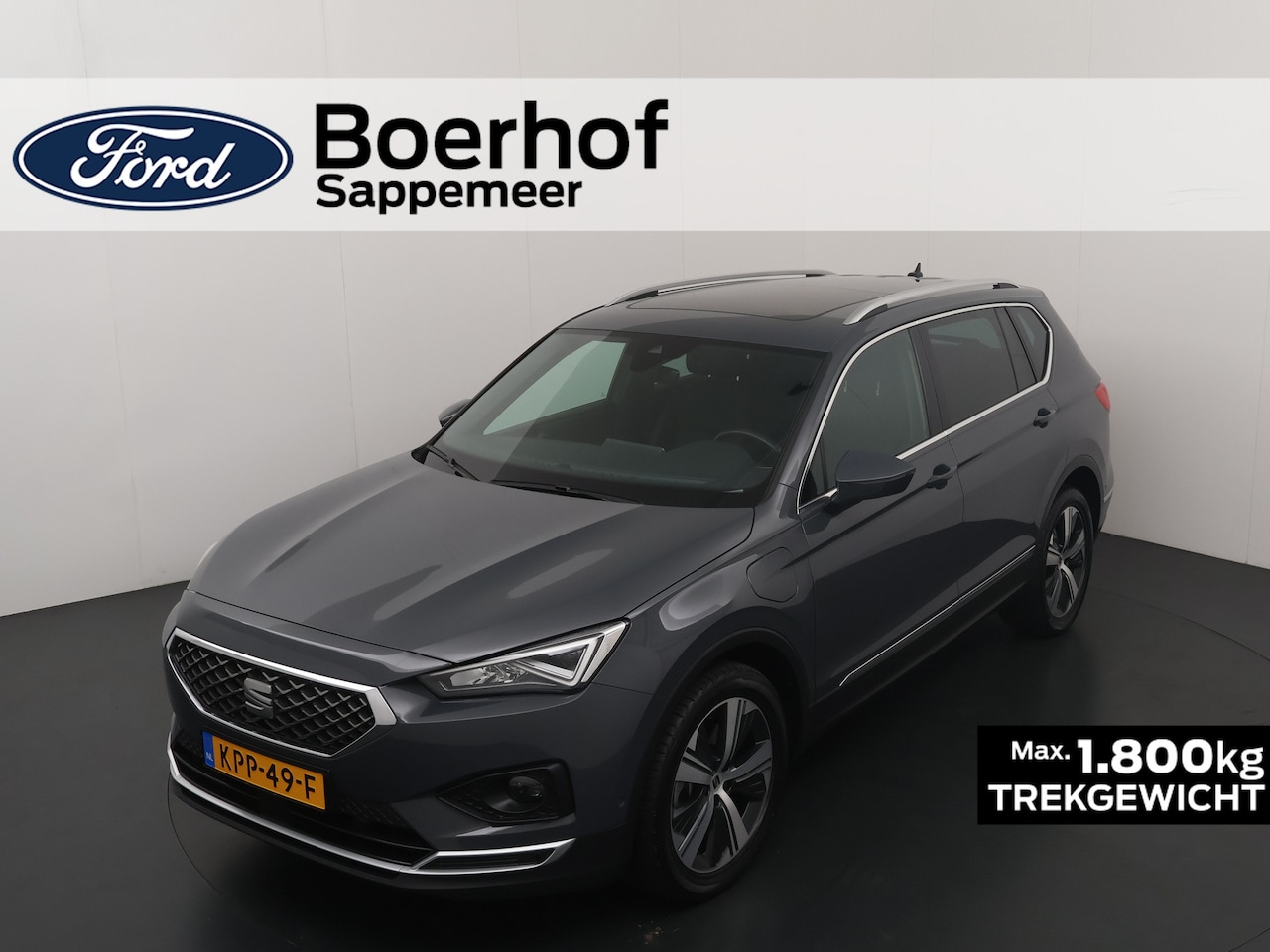 SEAT Tarraco - 1.4 TSI 245 pk e-Hybrid PHEV Xcellence | Trekhaak | Stoel & Stuurwiel verwarming | Adapt. - AutoWereld.nl