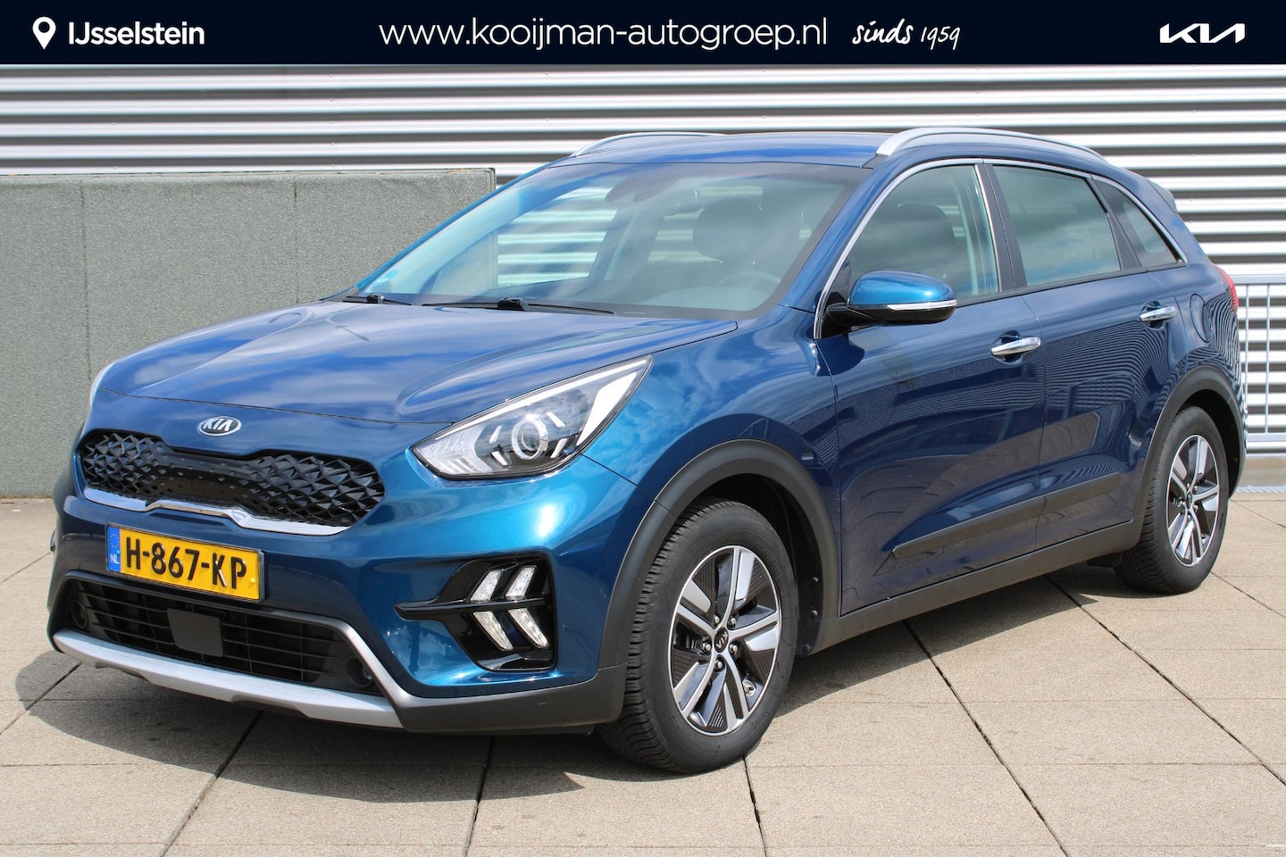 Kia Niro - 1.6 GDi Hybrid DynamicLine TREKHAAK, DEALER ONDERHOUDEN, ZONWERING ACHTER, NAVIGATIE - AutoWereld.nl