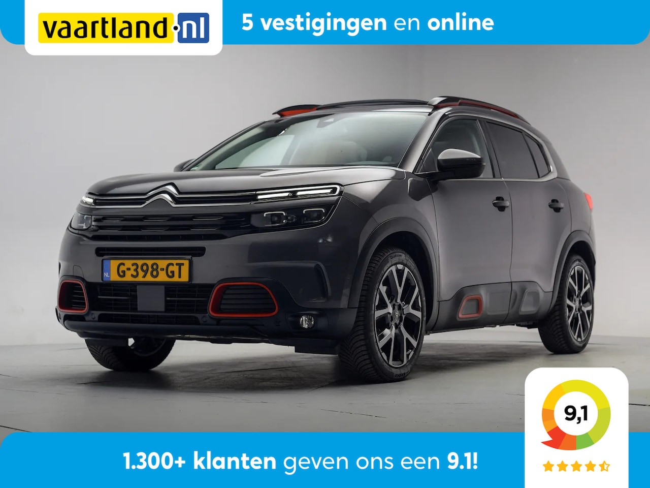 Citroën C5 Aircross - 1.2 PT Business Plus [ Panoramadak Adapt.cruise Camera Stoelverwarming ] - AutoWereld.nl