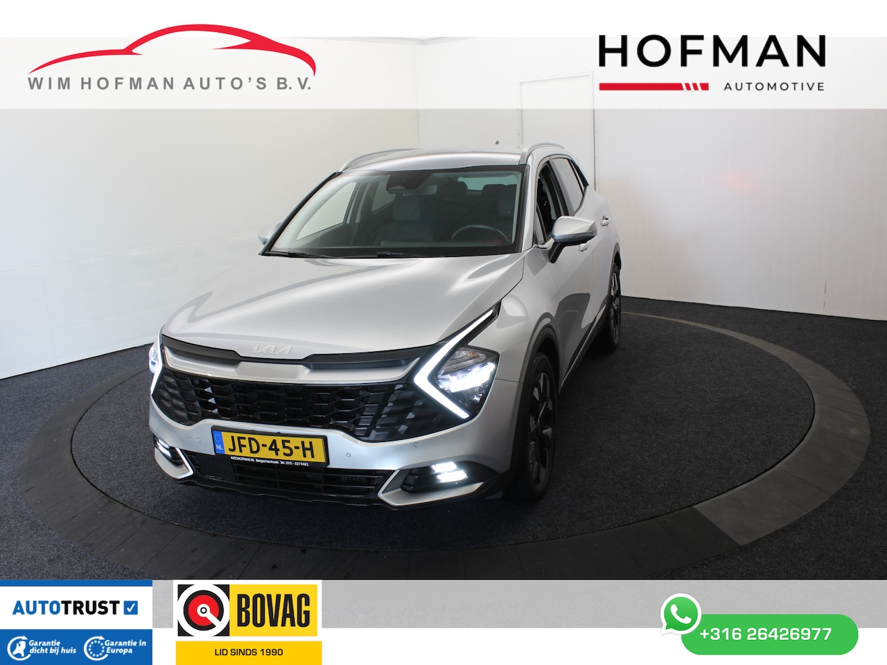 Kia Sportage - 1.6 T-GDi Plug-in Hybrid AWD DynamicPlusLine PHEV Stoel/Stuurverw Adaptive cruise - AutoWereld.nl