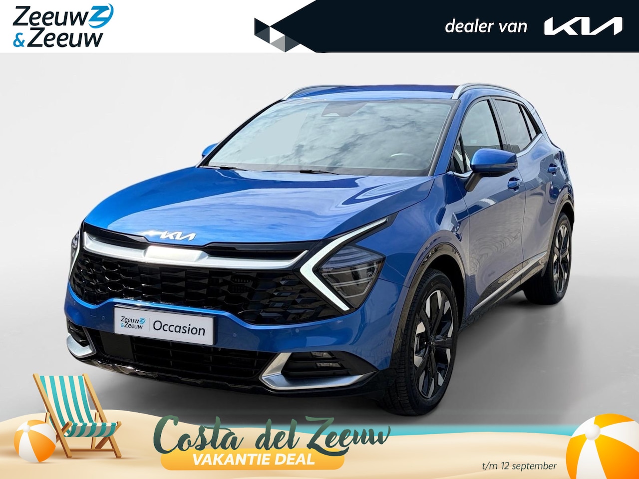 Kia Sportage - 1.6 T-GDi Plug-in Hybrid AWD DynamicLine Luxury | Stoel- en stuurverwarming | Elektrisch v - AutoWereld.nl