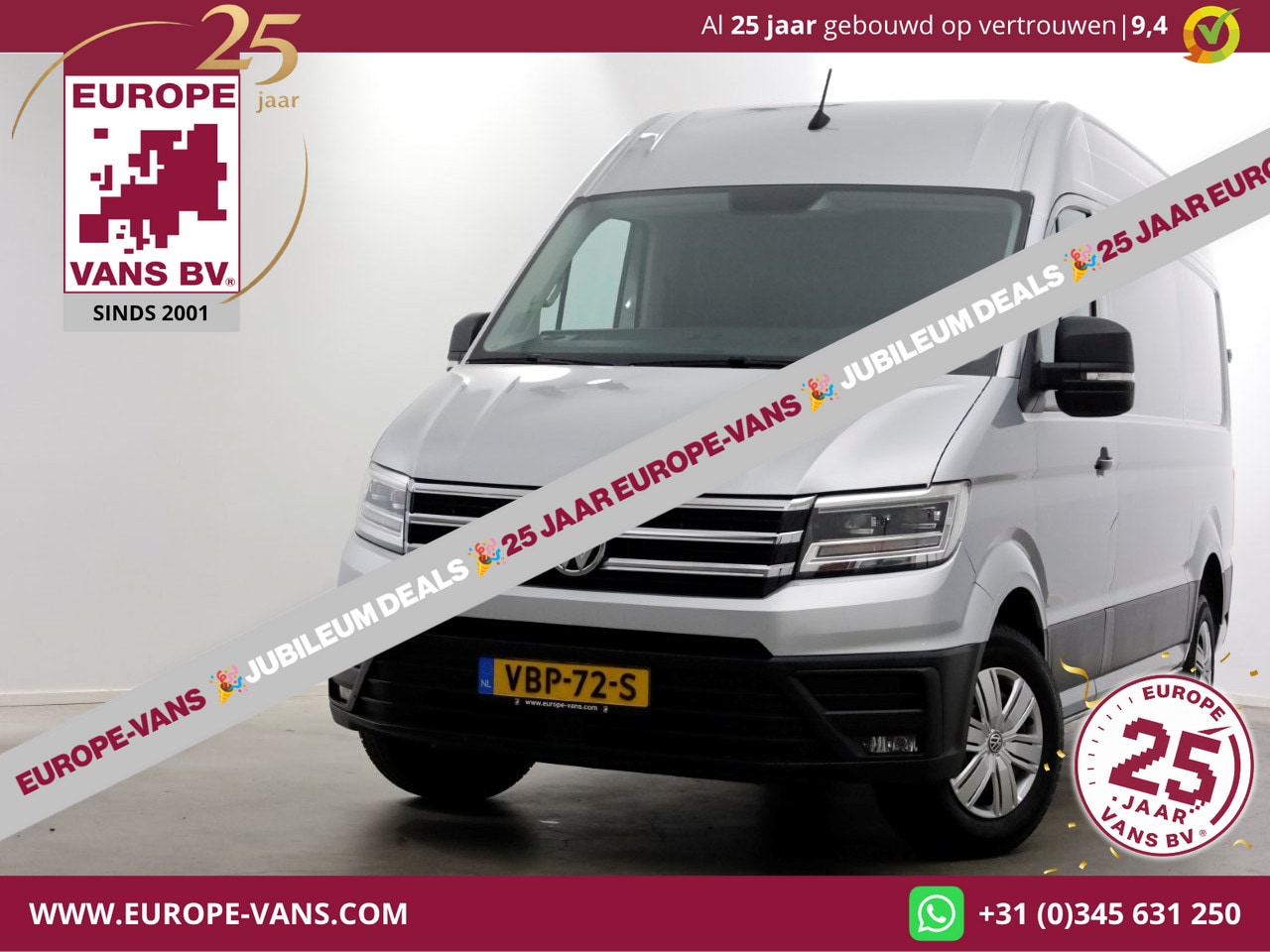 Volkswagen Crafter - 35 2.0 TDI 177pk L3H3 (L2H2) DSG-Automaat Highline LED/Navi/Camera 06-2019 - AutoWereld.nl