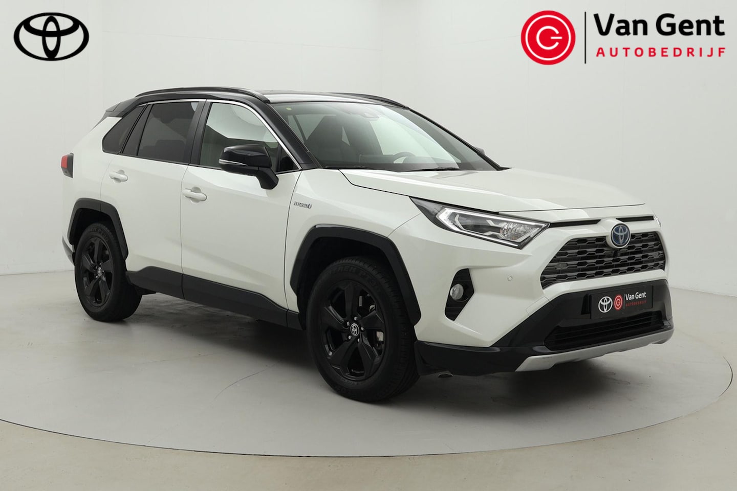 Toyota RAV4 - 2.5 Hybrid Bi-Tone | Navigatie | Leder | 360 camera | Digitale binnenspiegel | Dodehoek de - AutoWereld.nl