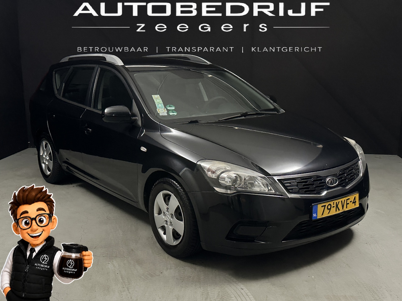 Kia Cee'd Sporty Wagon - 1.4 CVVT X-tra *zeer goed onderhouden* - AutoWereld.nl