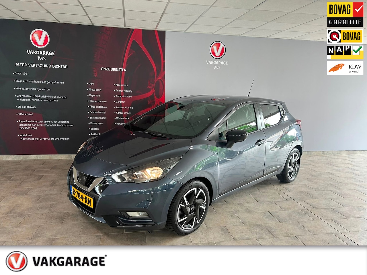 Nissan Micra - 1.0 IG-T Tekna incl. Afl. Beurt en garantie. - AutoWereld.nl