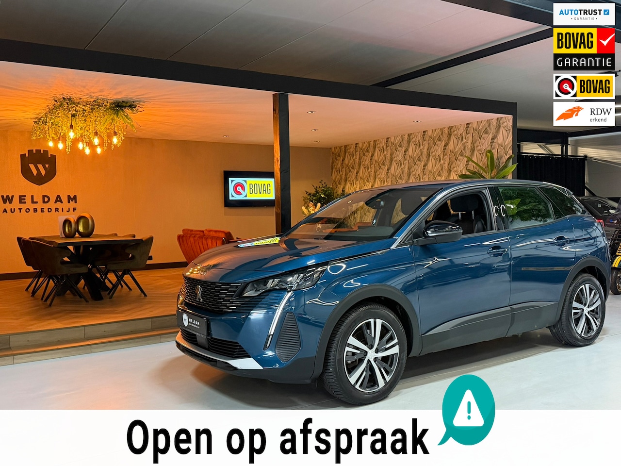Peugeot 3008 - 1.6 HYbrid 225 Allure Pack Business|10/2023|1e Eigenaar|DealerOH|360° Camera|CarPlay|Garan - AutoWereld.nl