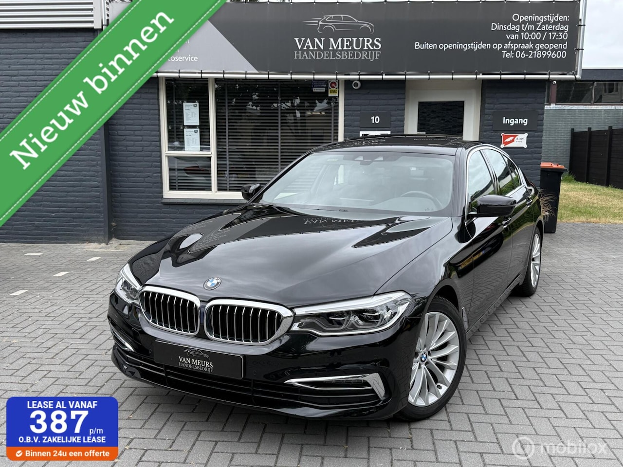 BMW 5-serie - 520i Corporate Lease High Executive 520i Corporate Lease High Executive, Automaat, leder, navigatie, apk bij aflevering... - AutoWereld.nl