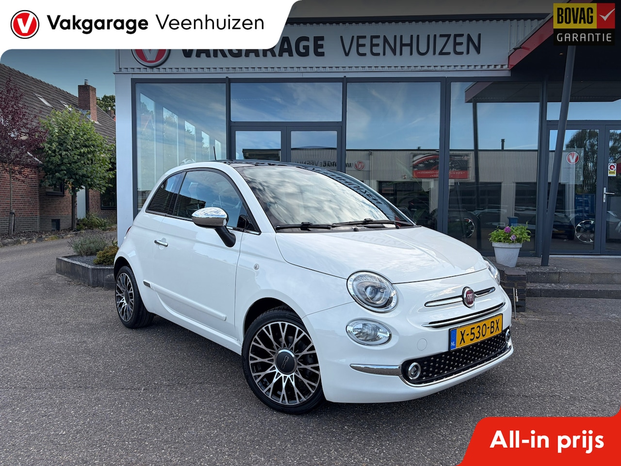 Fiat 500 - 1.0 Hybrid Launch Edition|Rijklaarprijs|Pano dak|CarPlay|Sensoren|Lichtmetaal| - AutoWereld.nl