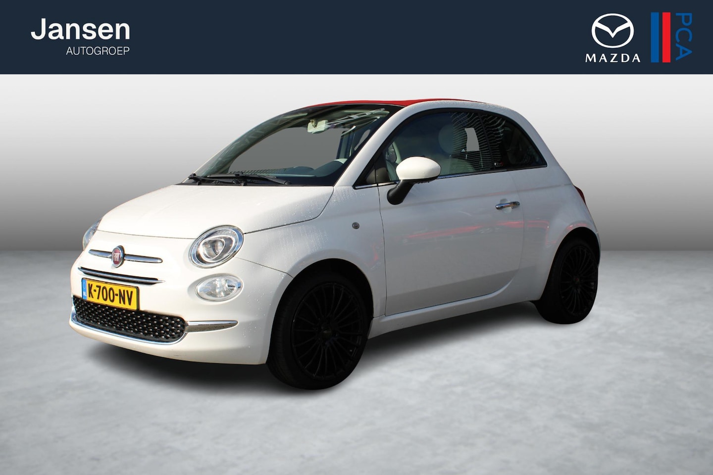 Fiat 500 C - 0.9 TwinAir Turbo Lounge 0.9 TwinAir 80PK Turbo Lounge , Cabrio, Clima, Cruise, Navi, Bluetooth, LMV 17 Inch - AutoWereld.nl