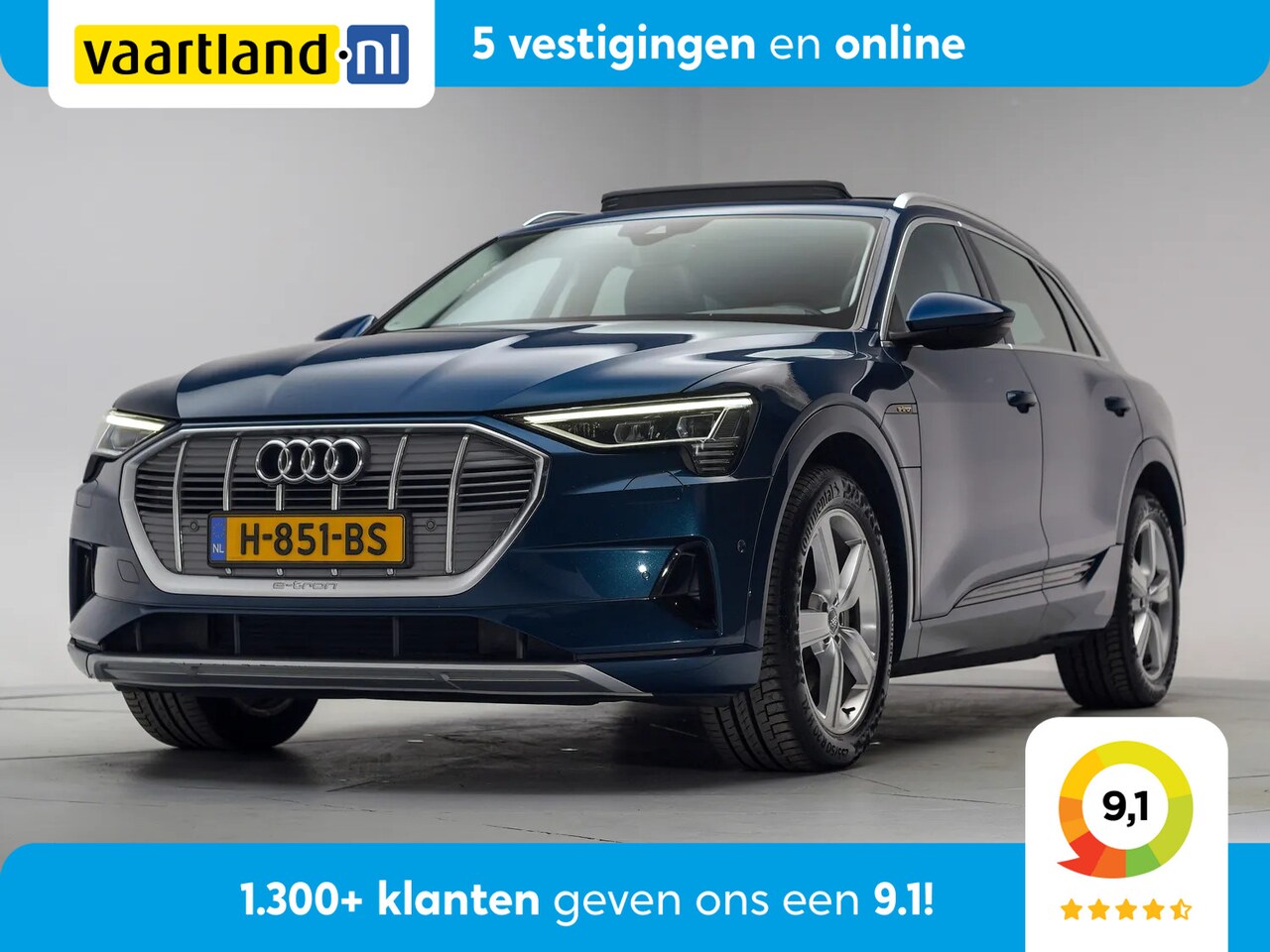 Audi e-tron - 50 Quattro Launch Edition Plus [ Panorama Navi Aplle / Android Leder Luchtvering ] - AutoWereld.nl