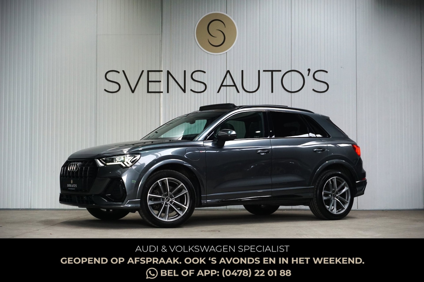 Audi Q3 - 45 TFSIe S-Line Black Ed. Pano|Trekhaak|Sfeer|Keyless|Camera - AutoWereld.nl