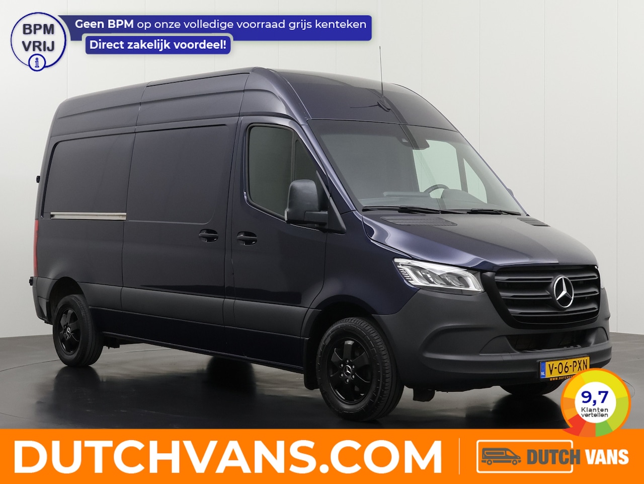 Mercedes-Benz Sprinter - 315CDi Automaat L2H2 | Led | Standkachel | Multimedia | 3-Zits | Airco | Cruise | Betimmer - AutoWereld.nl