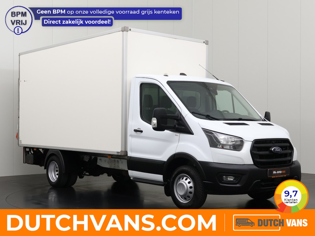 Ford Transit - Bakwagen+Laadklep | Dubbellucht | Airco | Cruise | 3-Zits - AutoWereld.nl