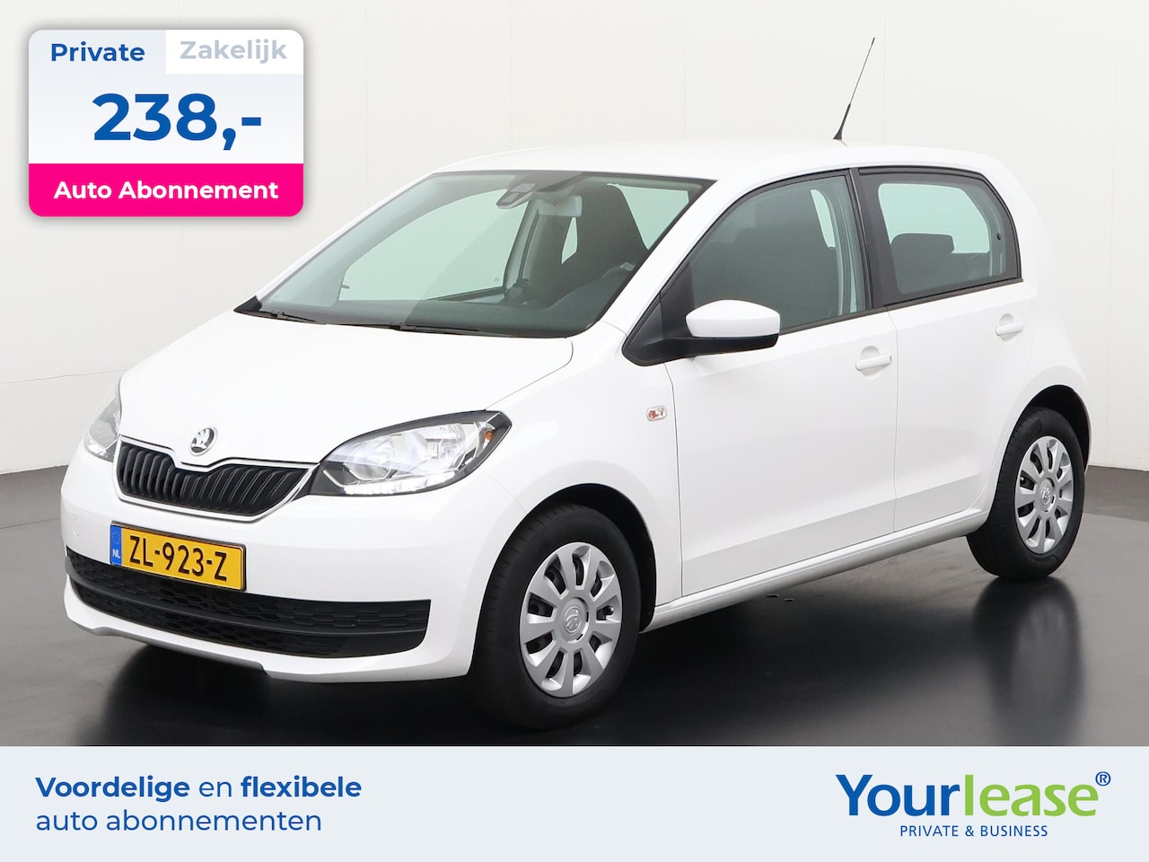Skoda Citigo - 1.0 Greentech Ambition | All-in 238,- Private Lease | Direct uit voorraad - AutoWereld.nl