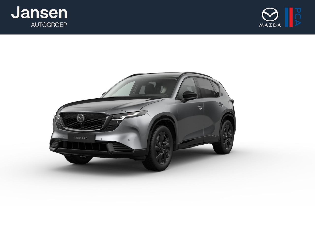 Mazda CX-5 - Homura - Zwart lederen interieur | 19-inch lichtmetalen velgen, Black | Alarmsysteem | Aut - AutoWereld.nl