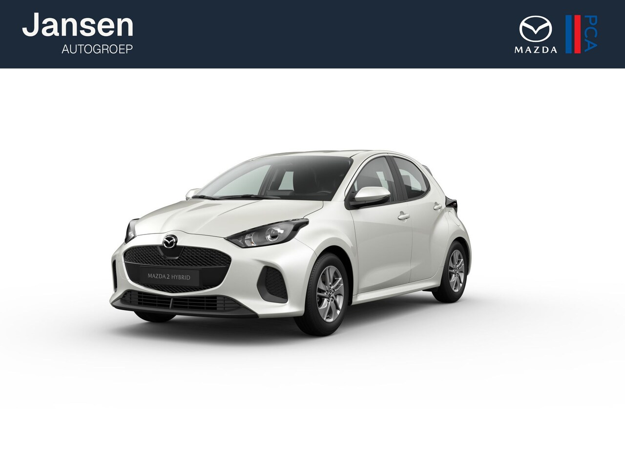 Mazda 2 Hybrid - Prime-Line | 15-inch lichtmetalen velgen, Silver | Achteruitrijcamera | Automatisch dimmen - AutoWereld.nl