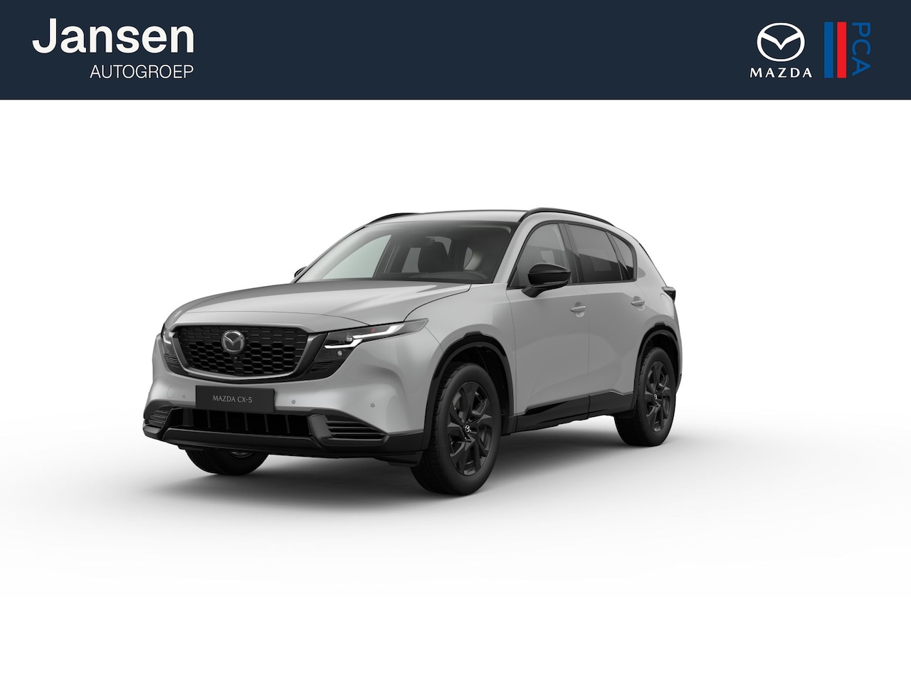 Mazda CX-5 - Homura - Zwart lederen interieur | 19-inch lichtmetalen velgen, Black | Alarmsysteem | Aut - AutoWereld.nl