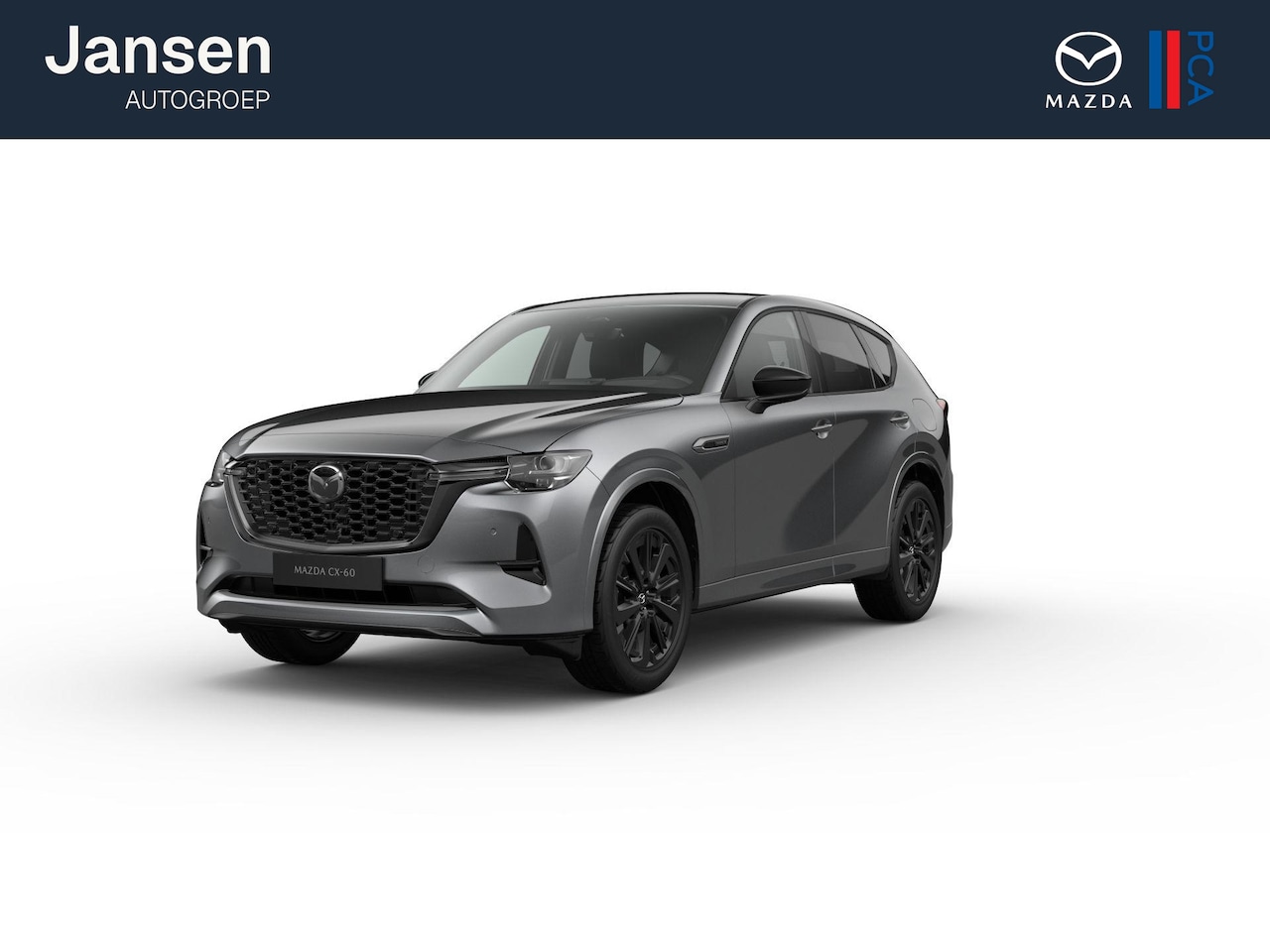 Mazda CX-60 - Homura Business Edition - Zwart Nappa Leder | 12,3-inch TFT-kleurendisplay met bediening v - AutoWereld.nl