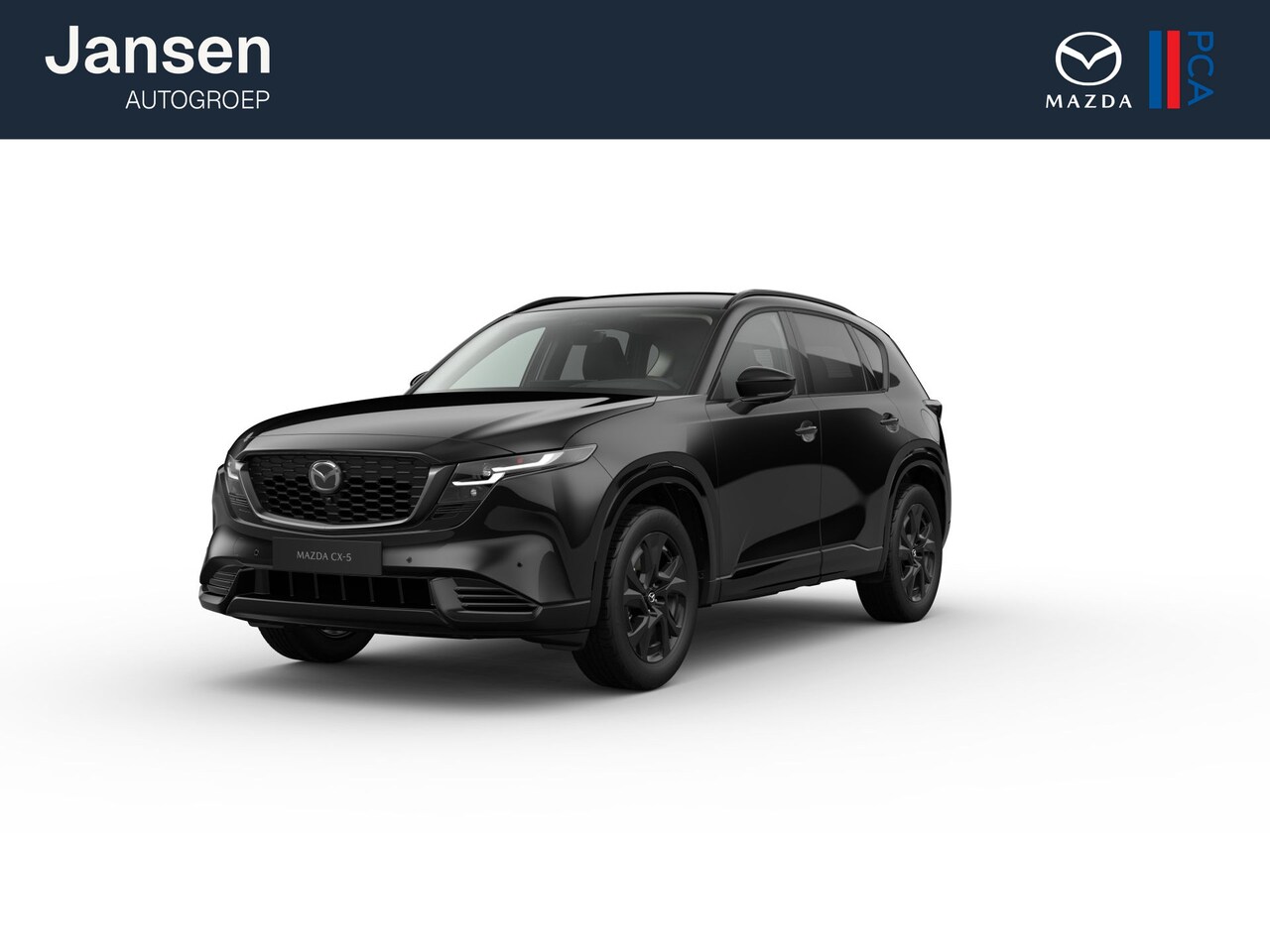 Mazda CX-5 - Homura - Zwart lederen interieur | 19-inch lichtmetalen velgen, Black | Alarmsysteem | Aut - AutoWereld.nl