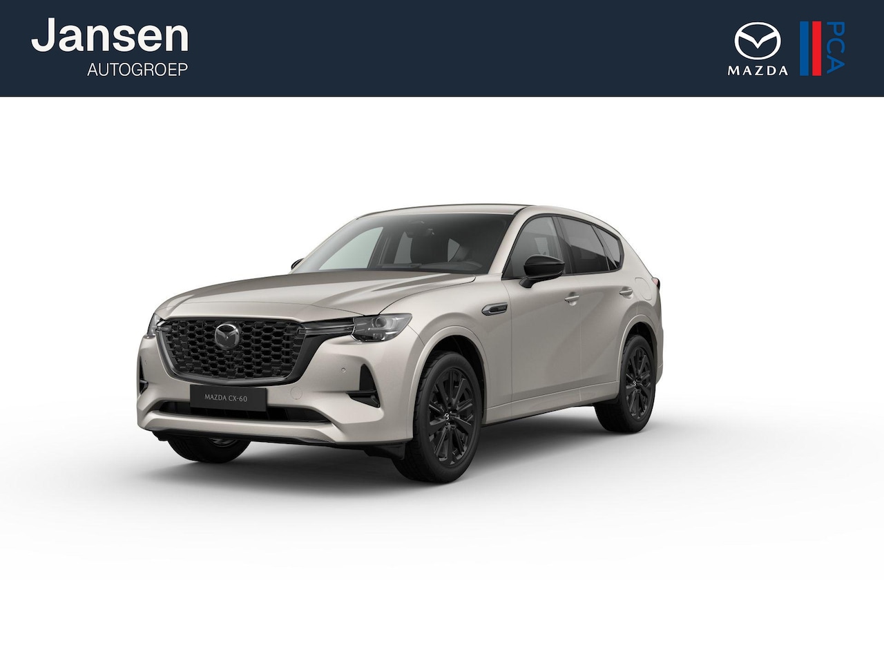Mazda CX-60 - Homura Business Edition - Zwart Nappa Leder | 12,3-inch TFT-kleurendisplay met bediening v - AutoWereld.nl