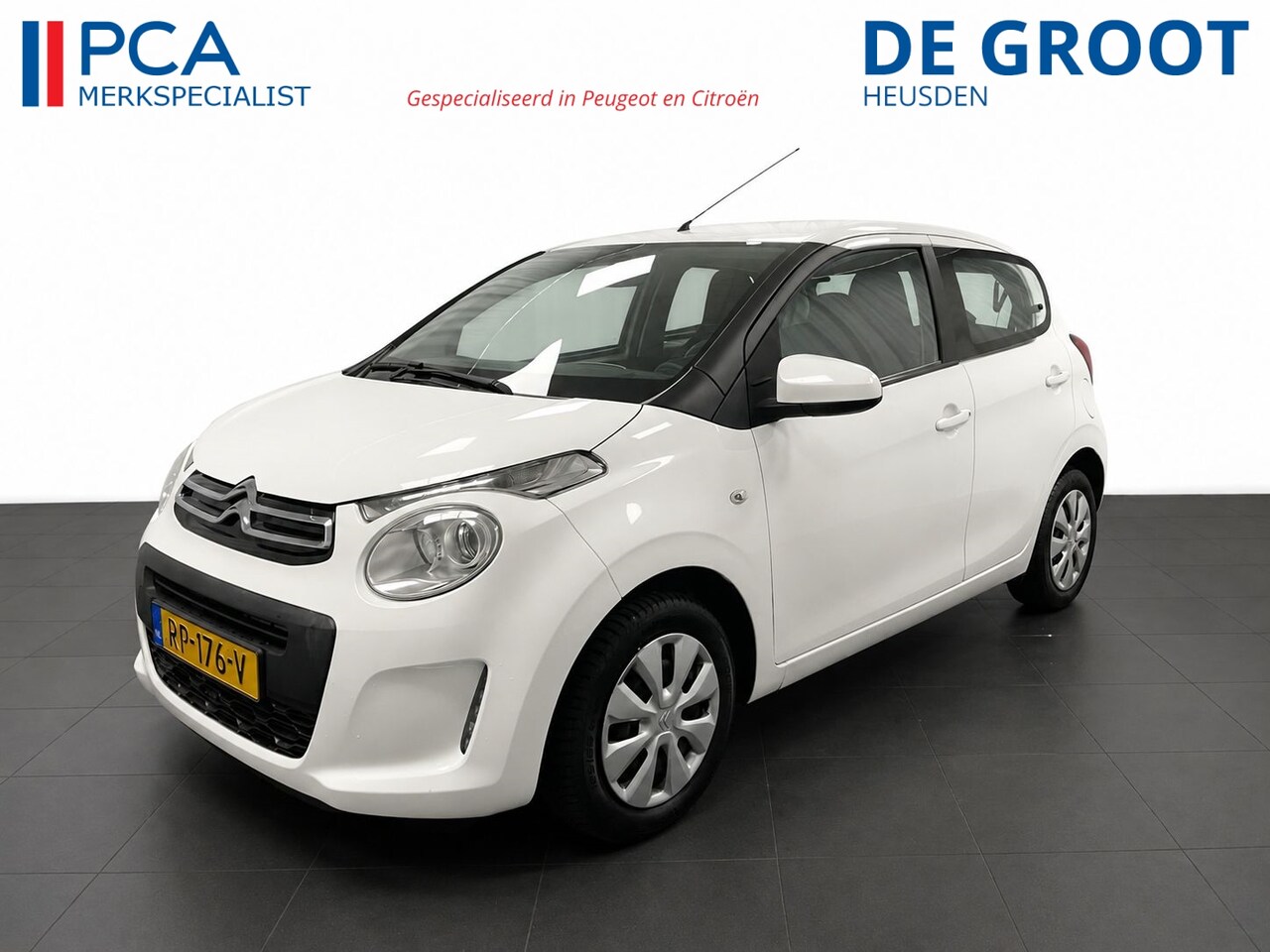 Citroën C1 - FEEL 5drs 68pk Mirrorlink Navi groot display | Airco - AutoWereld.nl
