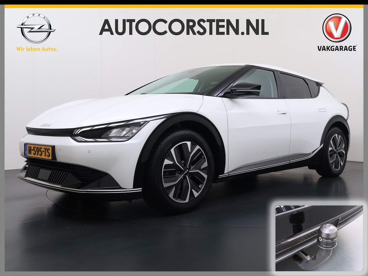 Kia EV6 - Plus Long Range 77.4kWh Trekhaak Warmtepomp Leder+Ventilatie+Verwarming Camera Adap.Cruise - AutoWereld.nl