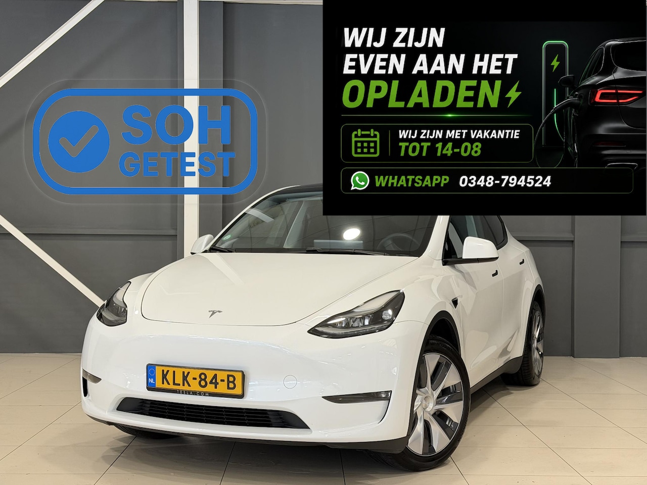Tesla Model Y - Long Range AWD 75 kWh | Trekhaak | SOH 91,7% | Hoge instap | - AutoWereld.nl